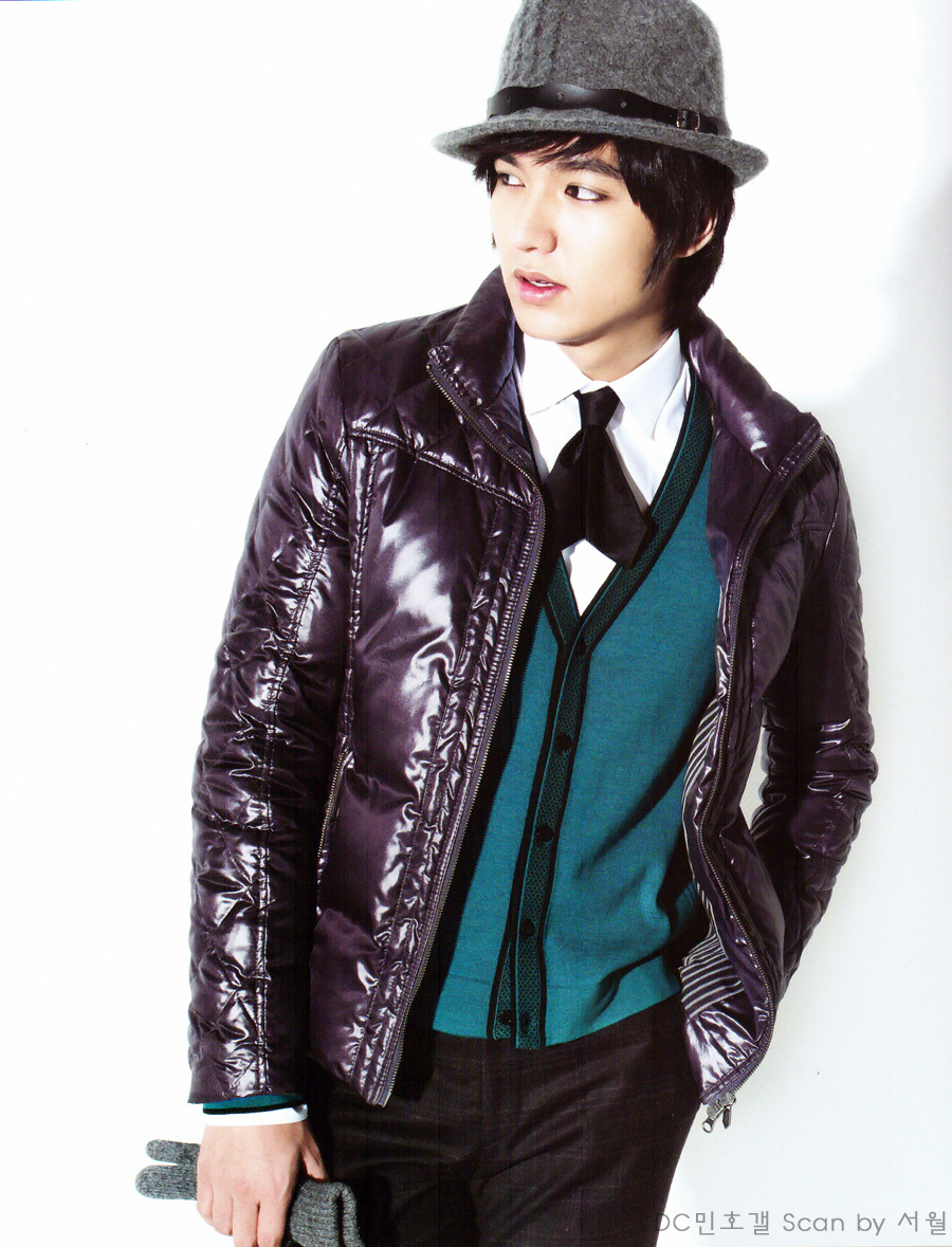 Lee Min Ho banh bao trong BST Trugen Winter 2009