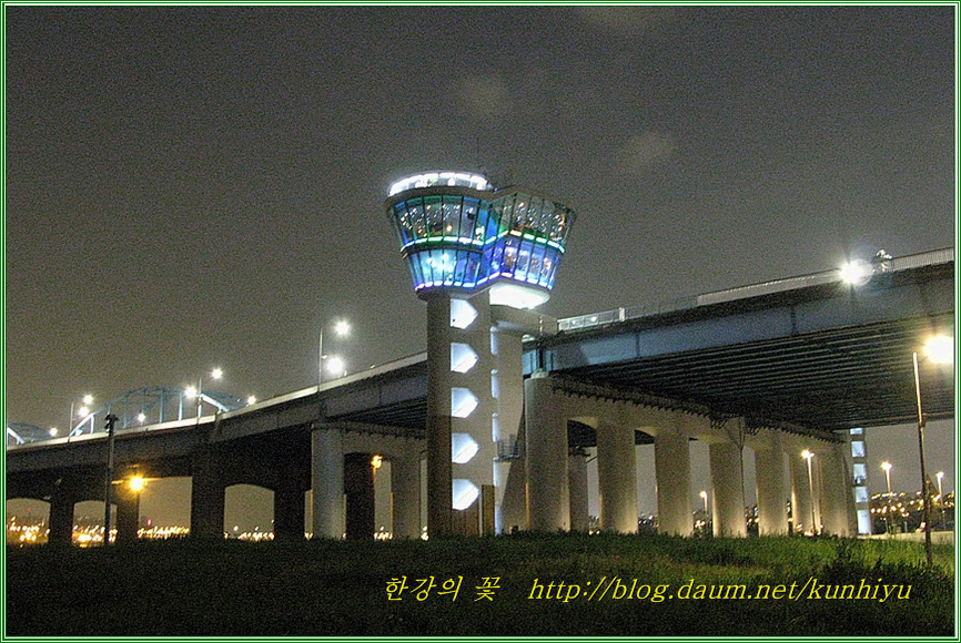 노을카페-한강의 꽃