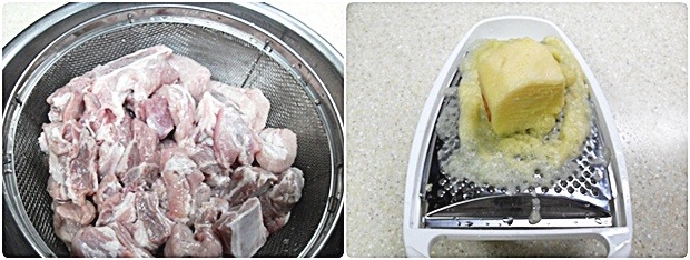 매운 돼지 갈비찜