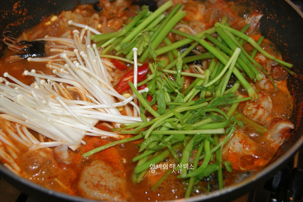 외식 안가고 집에서 즐기는 주말 요리 (아구찜)