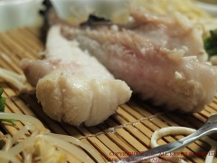 피부 미용과 노화 방지에 탁월한 효능~ 부드럽고, 담백한 아귀수육