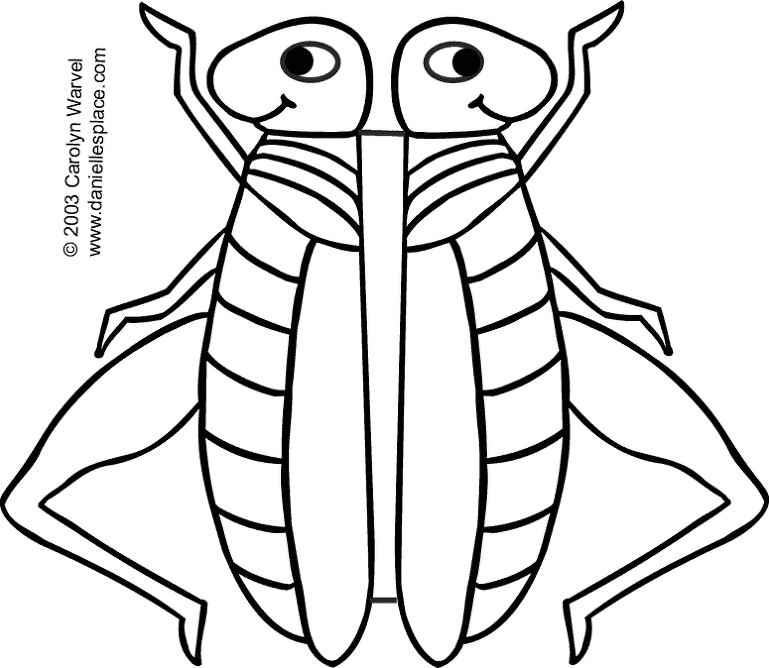 Locust coloring 메뚜기 색칠
