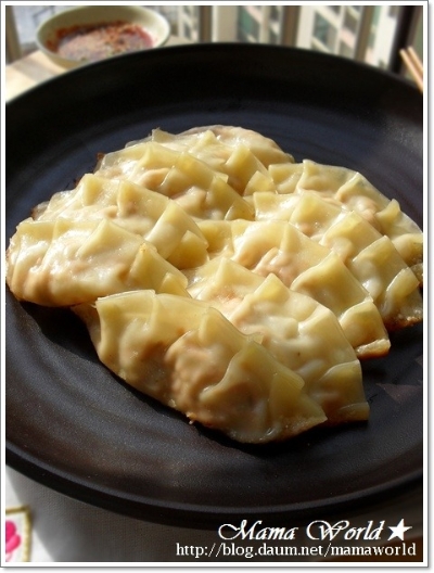 바로 빚어 바로 구워 먹는《즉석참치만두&만두굽는법》