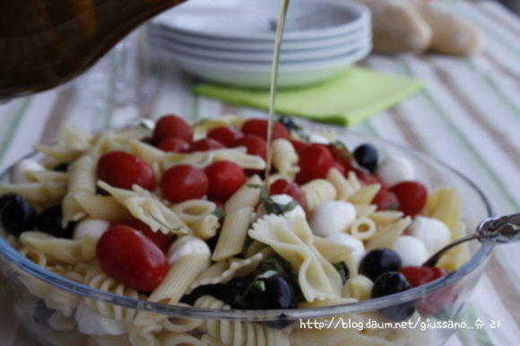 여름의 별미 깔끔하고~가벼운 샐러드 파스타(Insalata di pasta)