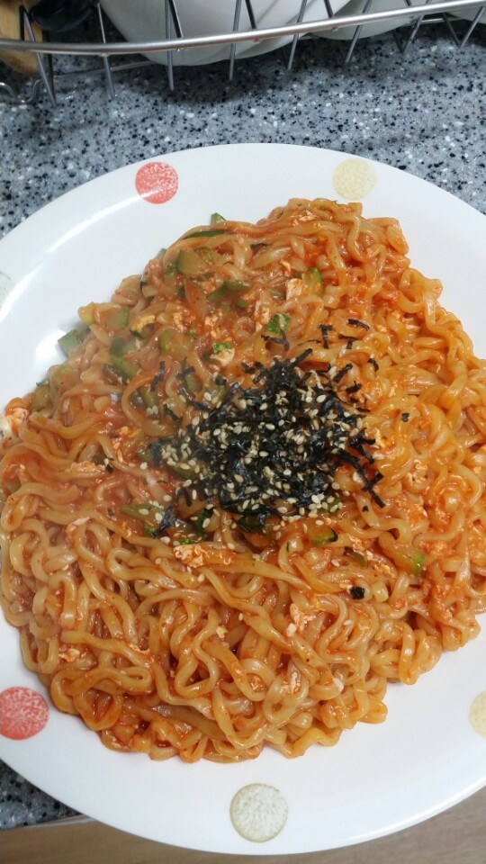 불닭볶음면 요리로 즐기기 !