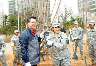 용산구, 유관순 열사 추모 식수 등 다채로운 식목일 행사