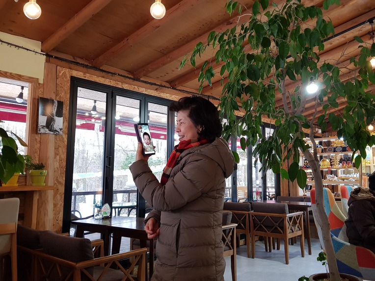 한라산 관음사 나한전에서 2019년1월1일
