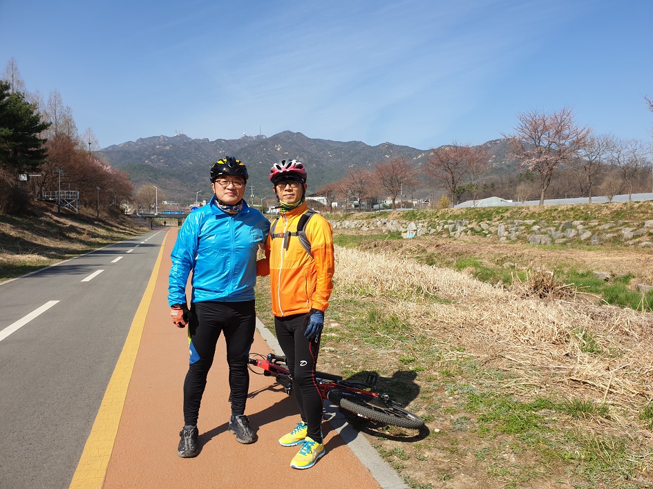 ［하트자전거길］한강에서 꽃구경하며 자전거로 달렸다. 2019. 04. 07