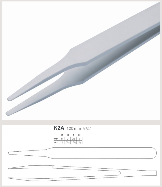POLYMER ALLOY TWEEZERS / RUBIS K2A
