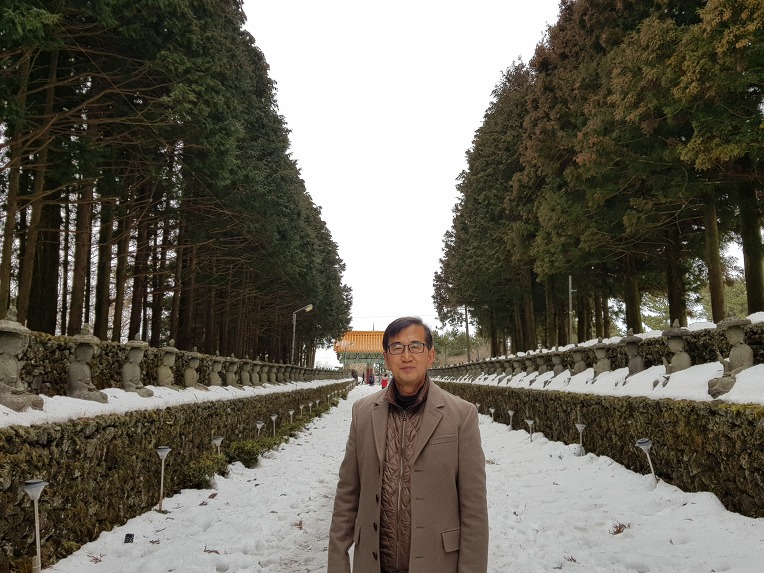한라산 관음사 나한전에서 2019년1월1일