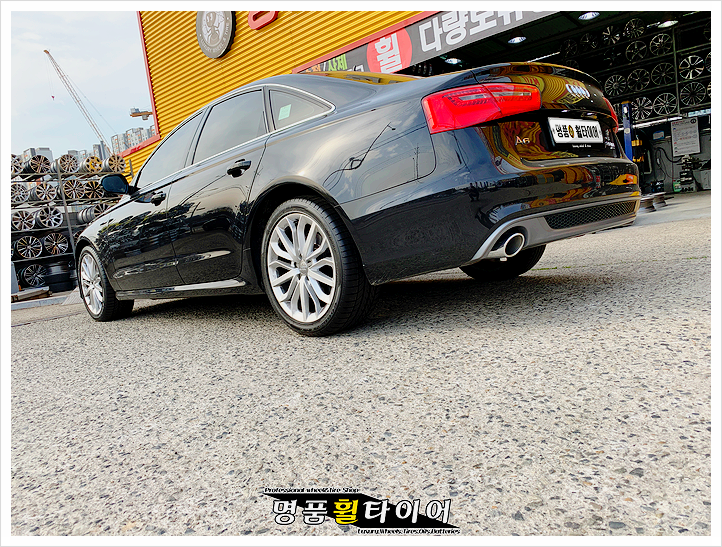 아우디 A6 3.0TDI - 굳이어 이글 F1 어시메트릭 255/40R19 임판 교체 후기 전주 광주 대전 타이어