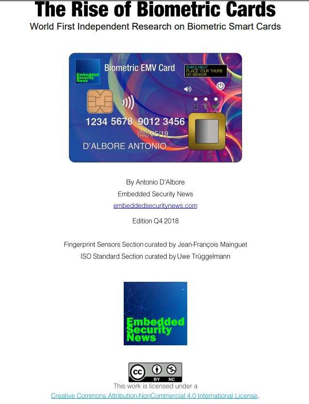2018 4Q Edition: The Rise of Biometric Cards